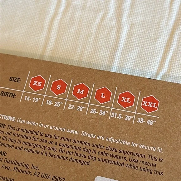 Arcadia Trail *NWT* High Visibility Flotation Aid Dog Vest Coat, Yellow - Picture 12 of 15